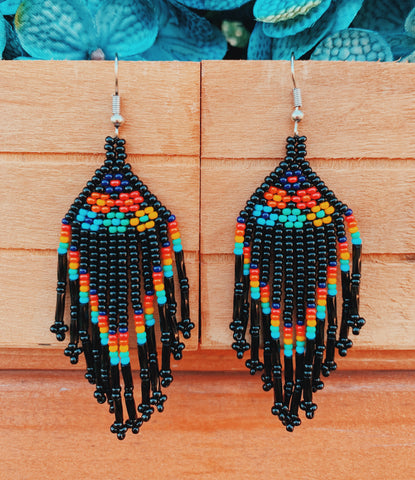 Huichol Art Earrings