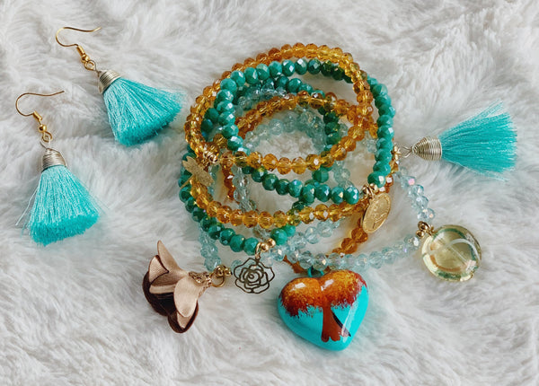 Tree of Life - Set of Bracelet & Earrings